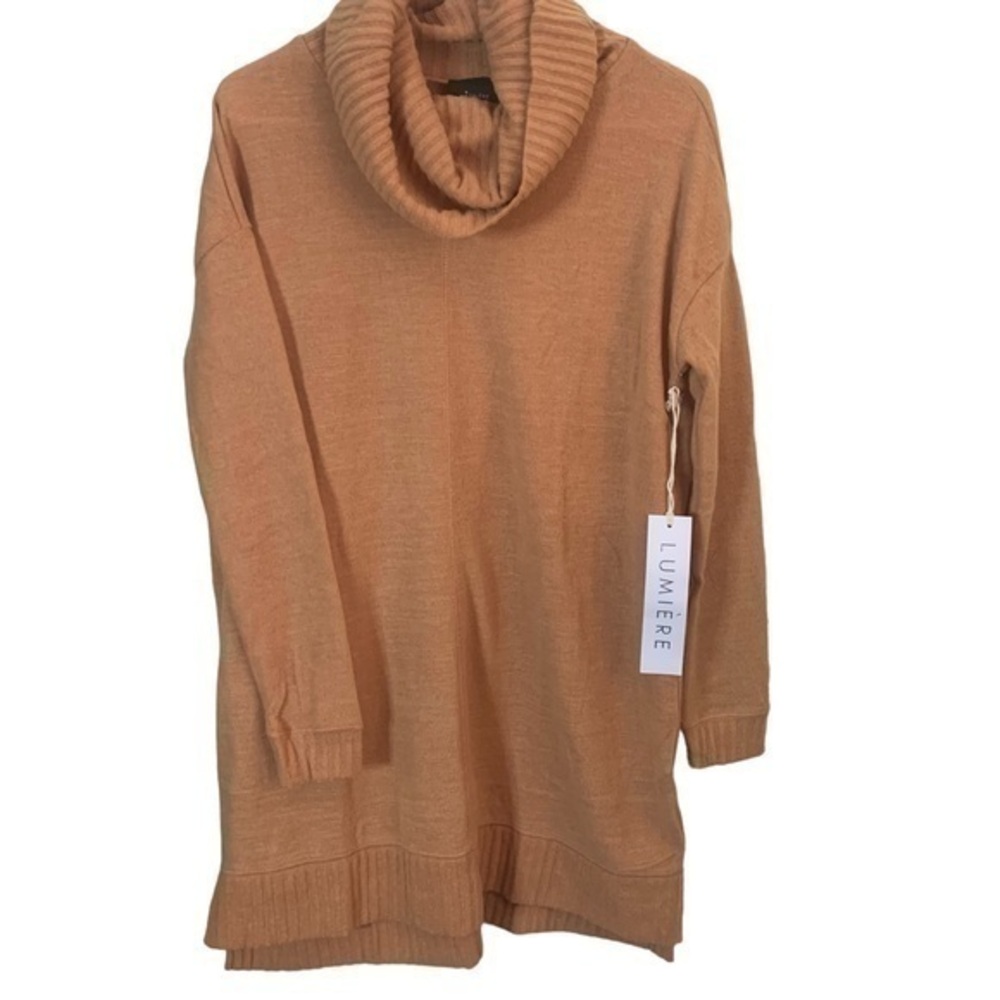 Urban Outfitters Lumiere Cowl Neck Long Sleeve Mini Dress O/S NWT .